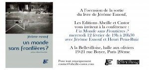 invitation conférence un monde sans frontieres